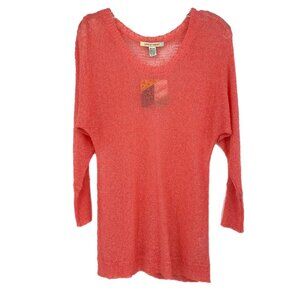 Love By Design Peach Solid Sweater | Casual Comfort